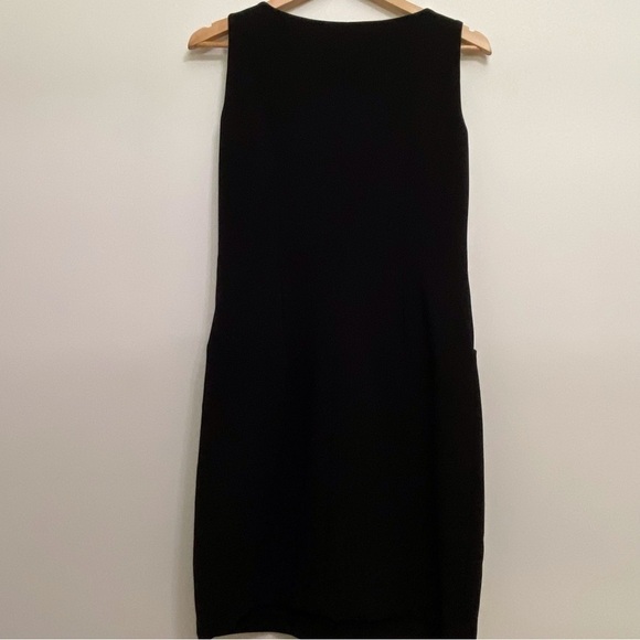 TOMMY Hilfiger little black dress mini bodycon casual office pocket sleeveless 4 - Picture 4 of 14